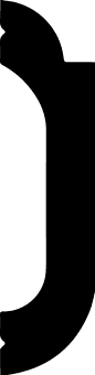 Secțiune transversală — Profil decorativ perete 6.51.801