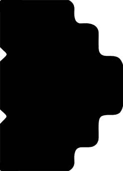 Secțiune transversală — Profil decorativ perete 6.51.810
