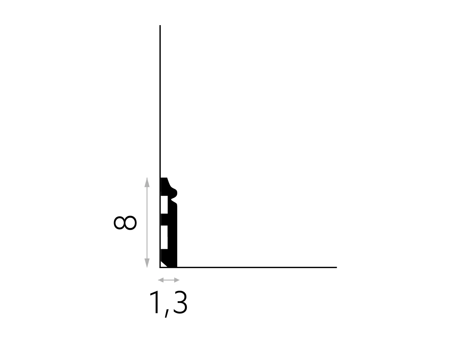 Plintă flexibilă MD018F — imagine 2