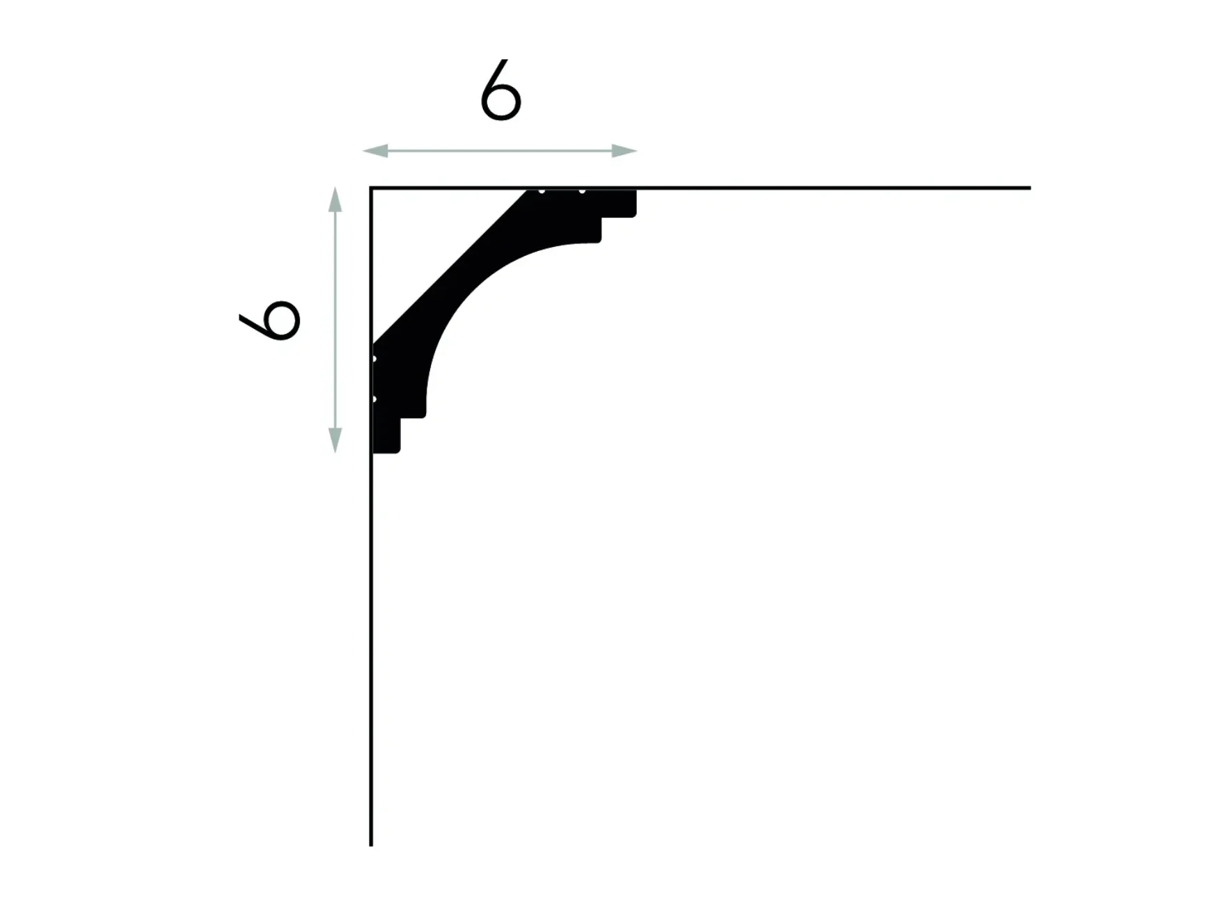 Cornișă flexibilă MD145F — imagine 2