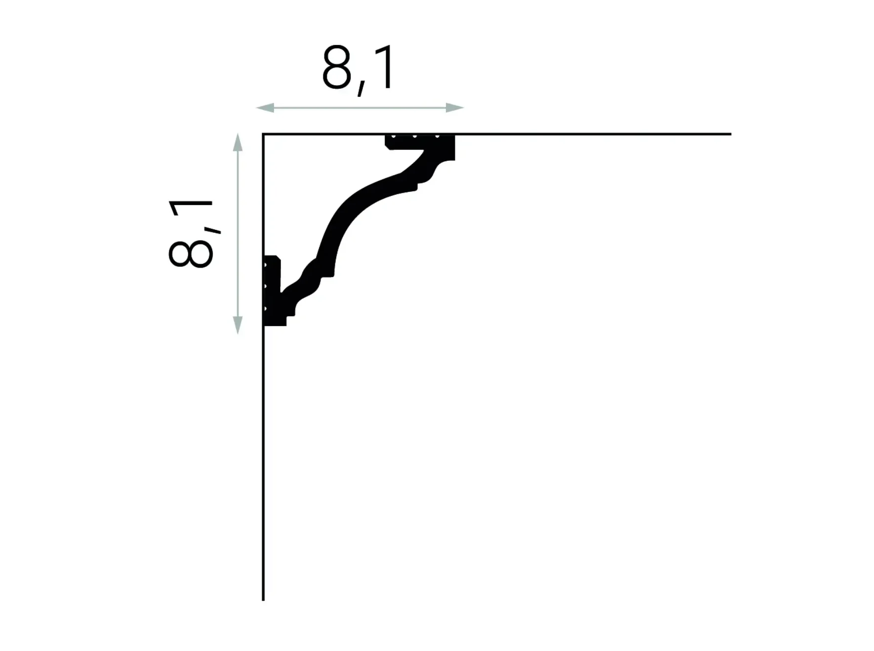 Cornișă flexibilă MD213F — imagine 2