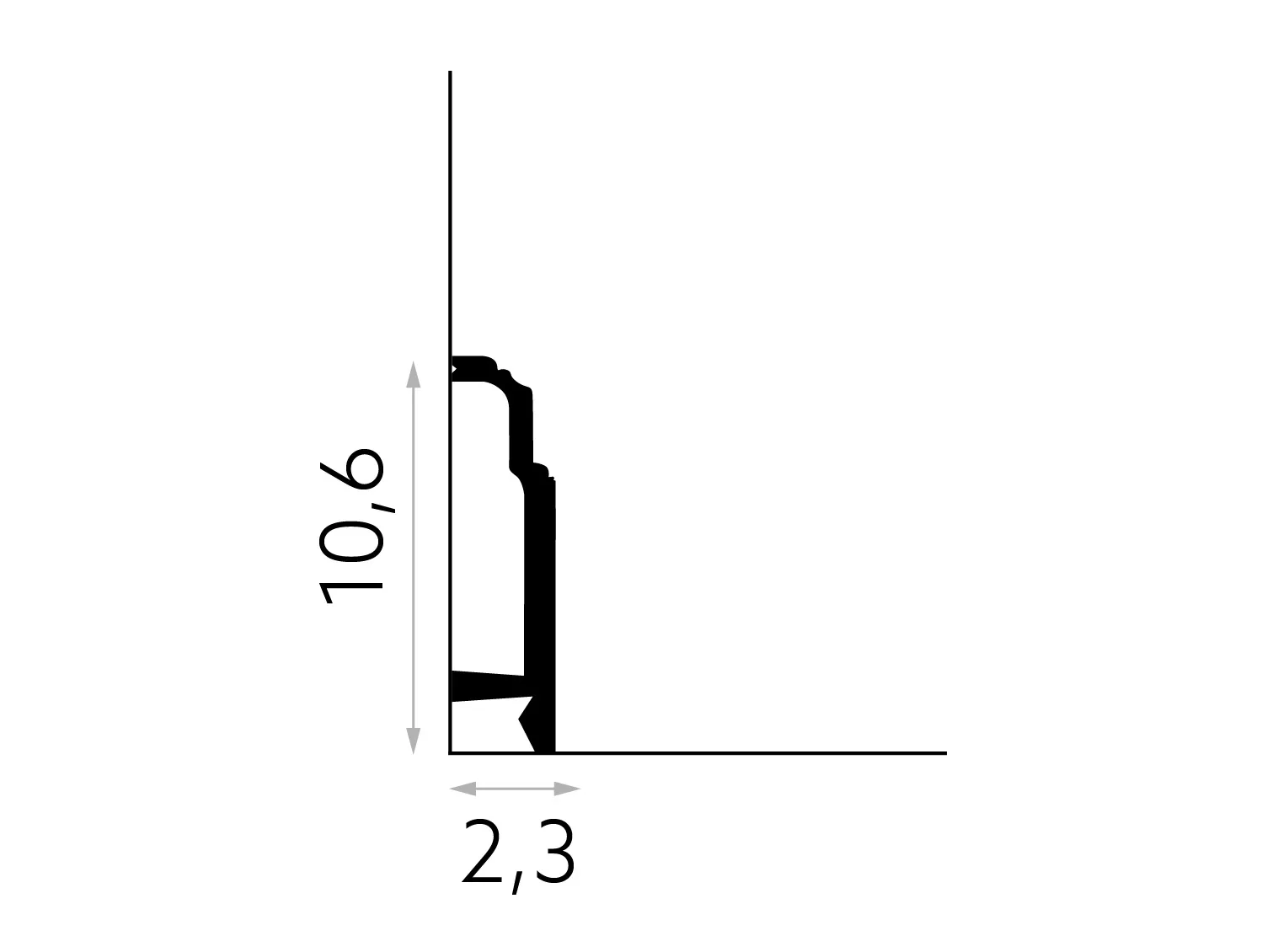 Plintă premium MD363P — imagine 2