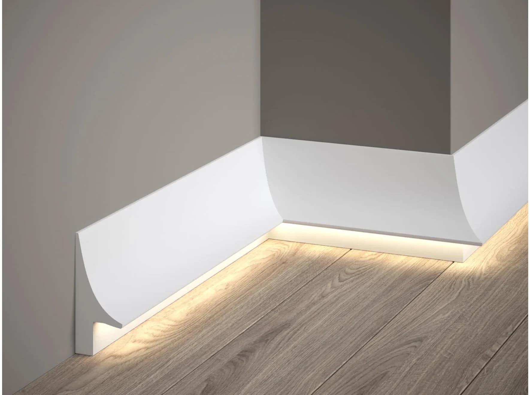 Plintă pentru iluminare bandă LED QL007