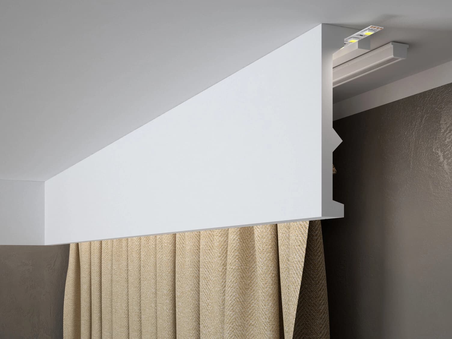 Cornișă mascare draperie QL056T